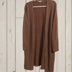 Fleece Duster Cardigan